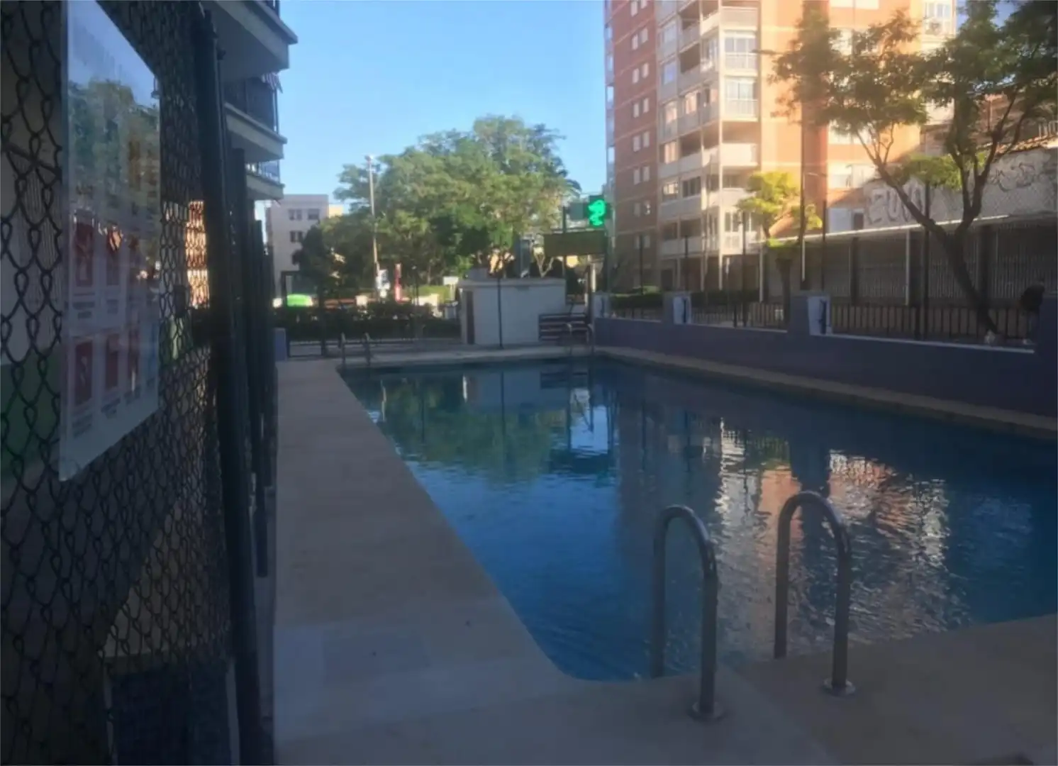 Apartments for rent in Carrer Torre Sant Vicent, 8, Torreón - La Almadraba Swimming pool of Apartments for rent in Benicasim / Benicàssim with Air Conditioner, Heating and Private garden