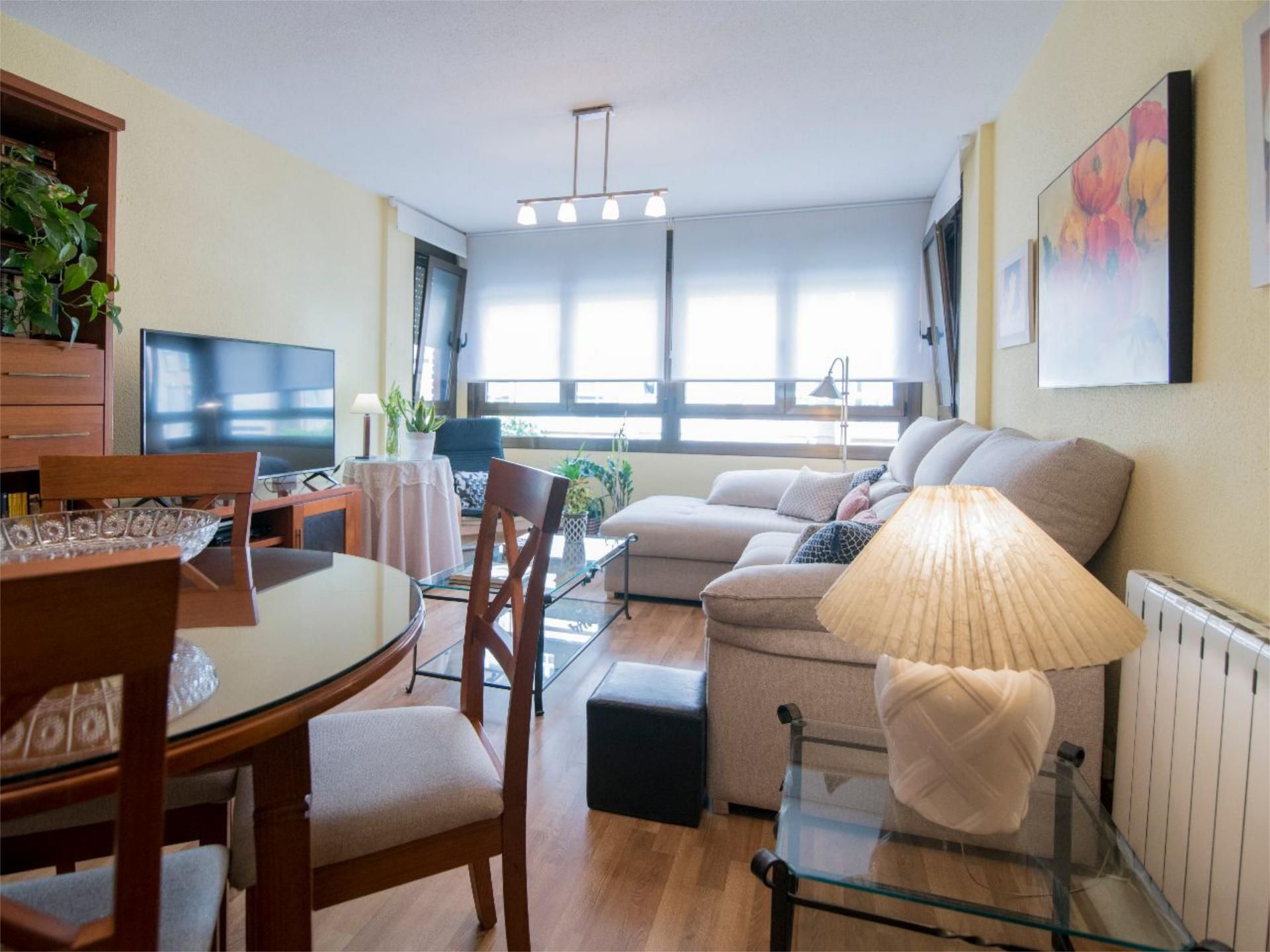 Living room of Flat for sale in  Valencia Capital  with Air Conditioner