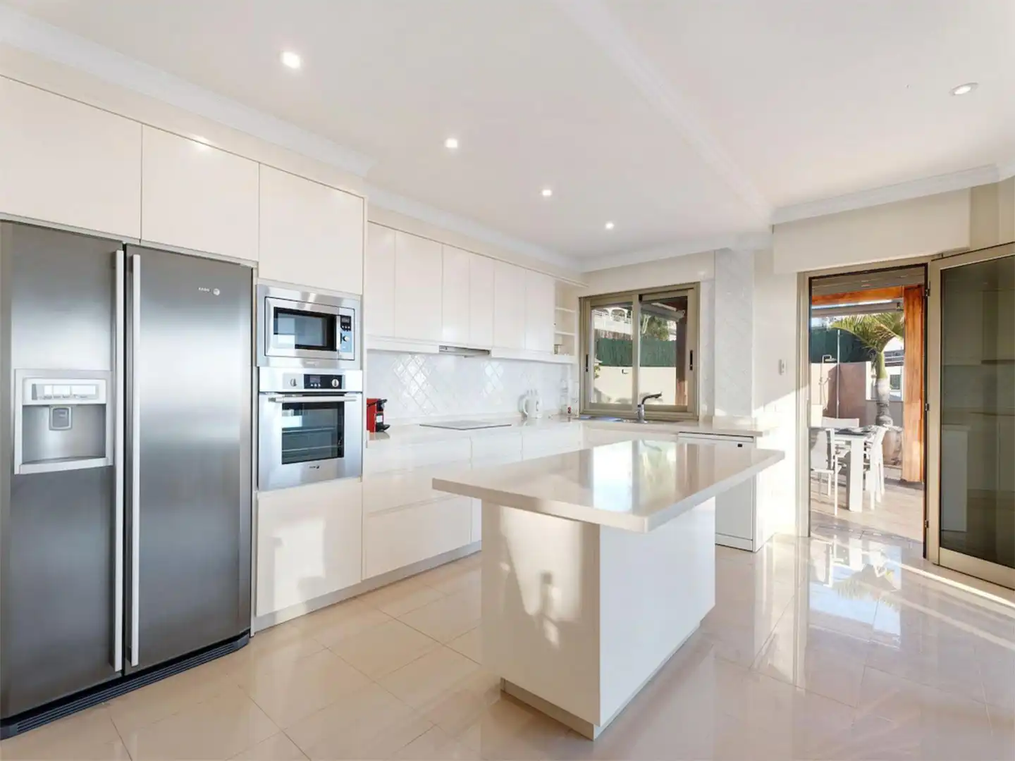 Cuina de Casa o xalet de lloguer en Santiago del Teide amb Aire condicionat, Jardí privat i Terrassa