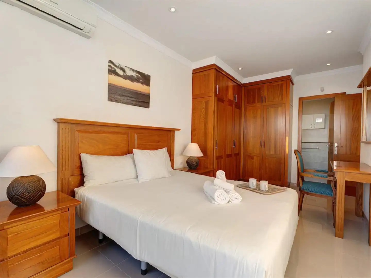 Dormitori de Casa o xalet de lloguer en Santiago del Teide amb Aire condicionat, Jardí privat i Terrassa