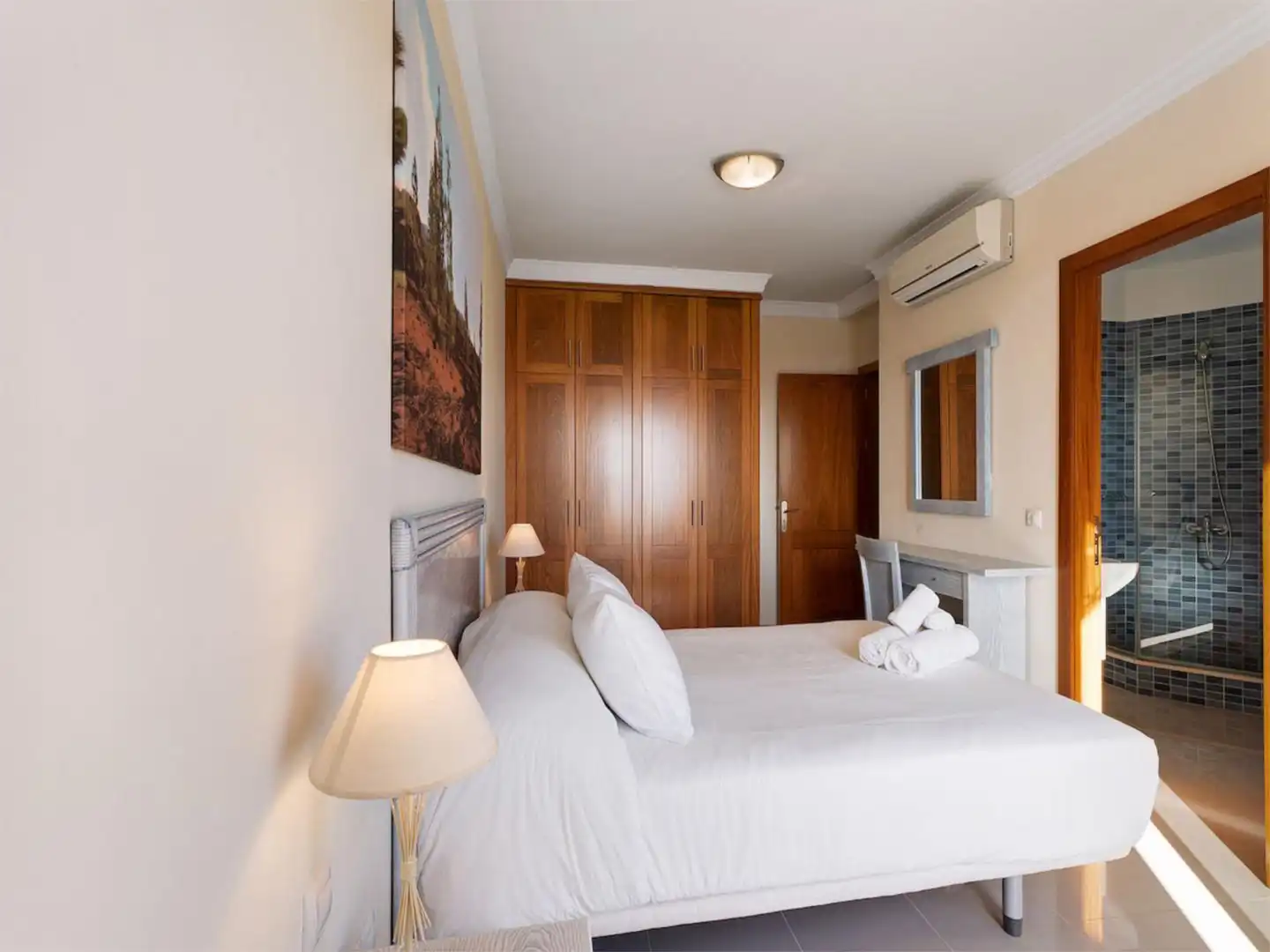 Dormitori de Casa o xalet de lloguer en Santiago del Teide amb Aire condicionat, Jardí privat i Terrassa