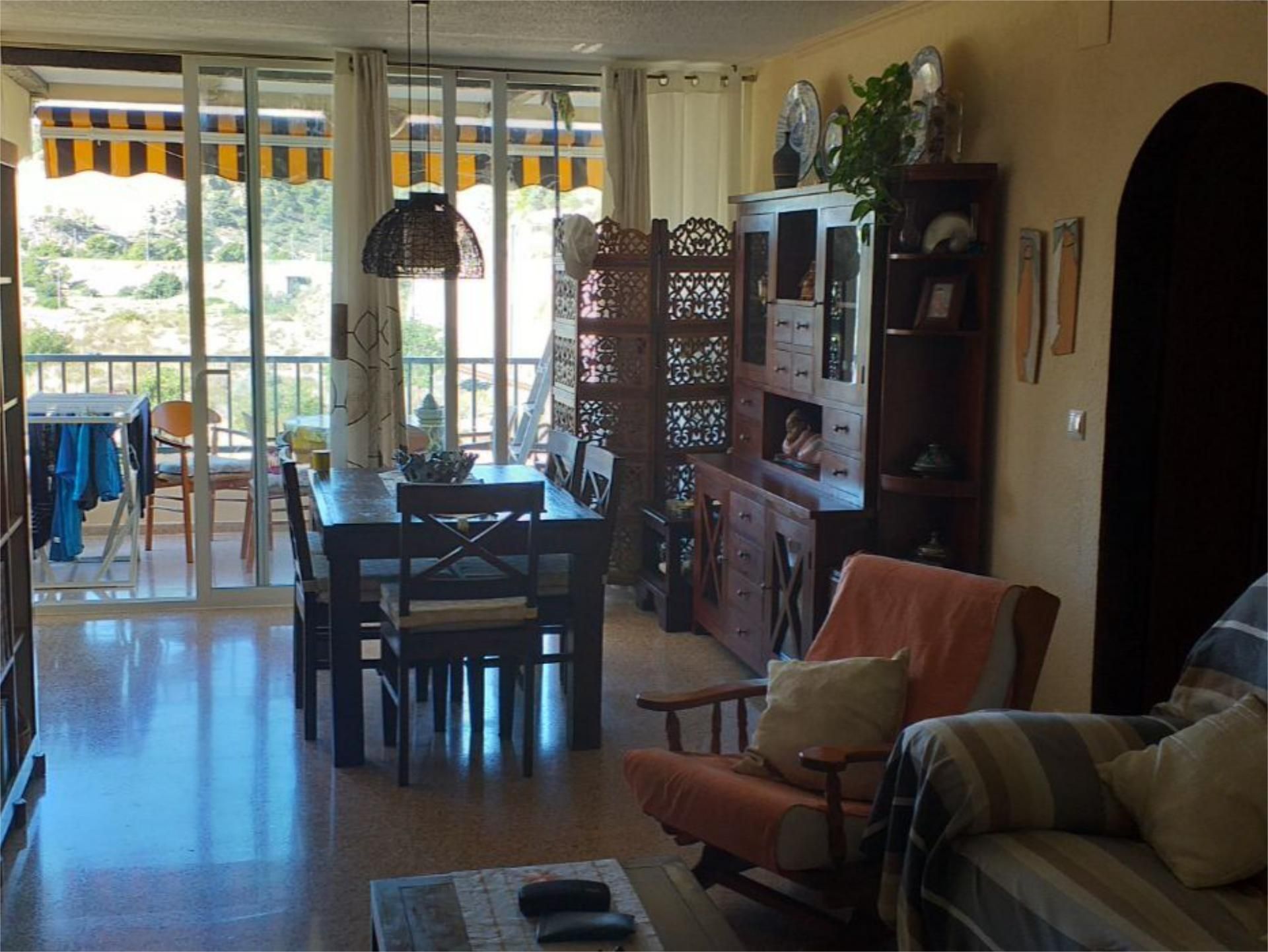 Dining room of Flat for sale in Villajoyosa / La Vila Joiosa  with Air Conditioner, Heating and Private garden