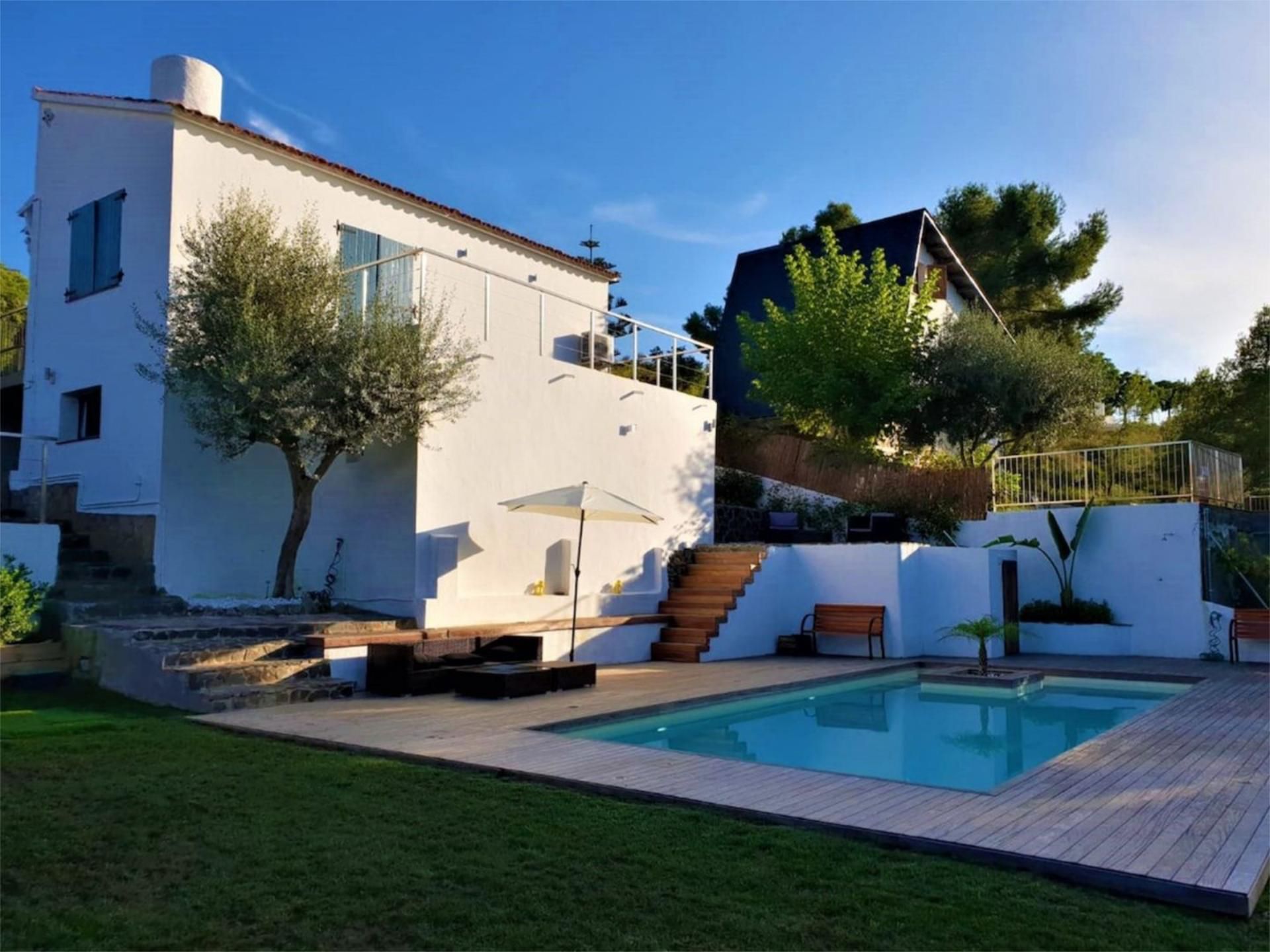 Swimming pool of House or chalet to rent in Sant Pere de Ribes  with Air Conditioner, Heating and Private garden