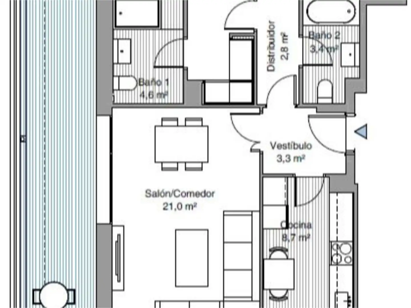 Piso en venta en Calle Carlos Benítez Saurel, 14, Entrenúcleos Piso en venta en Dos Hermanas con Aire acondicionado y Terraza