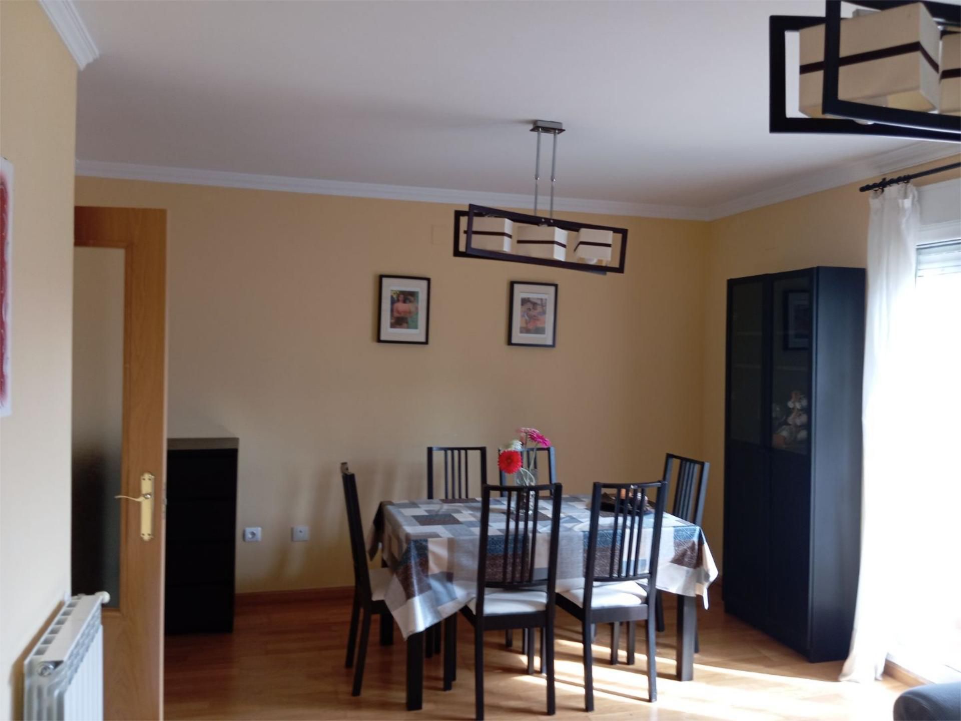 Dining room of Flat for sale in Arcas del Villar  with Heating, Parquet flooring and Storage room
