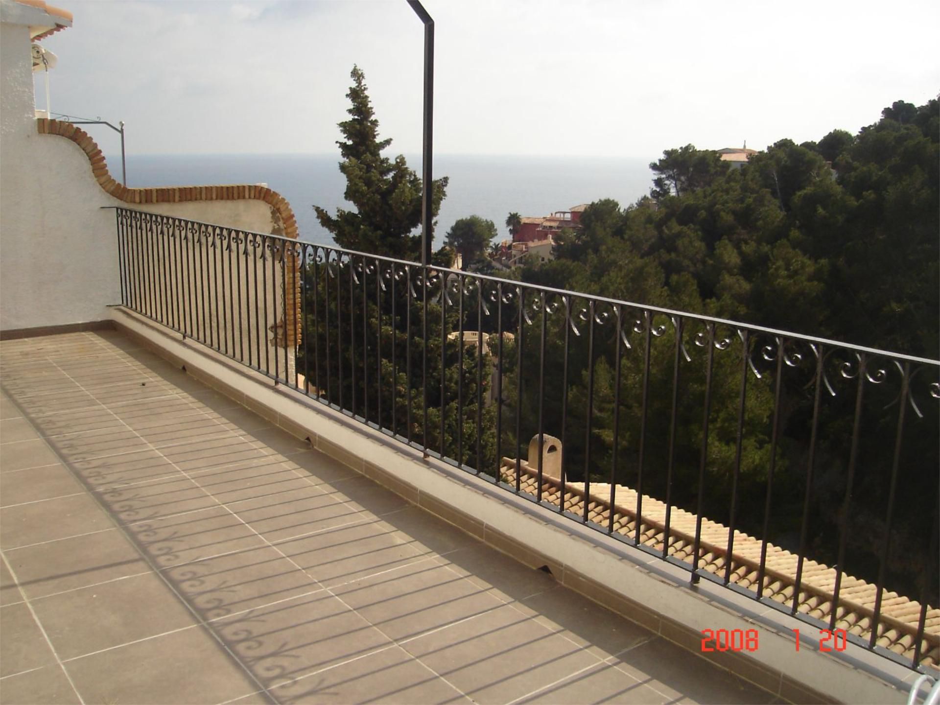 Terrace of Flat to rent in Jávea / Xàbia  with Air Conditioner, Heating and Parquet flooring