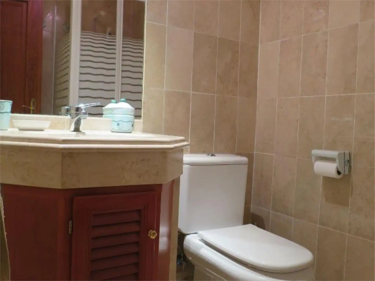 Bathroom of Flat for rent in Marbella  with Air Conditioner, Heating and Private garden
