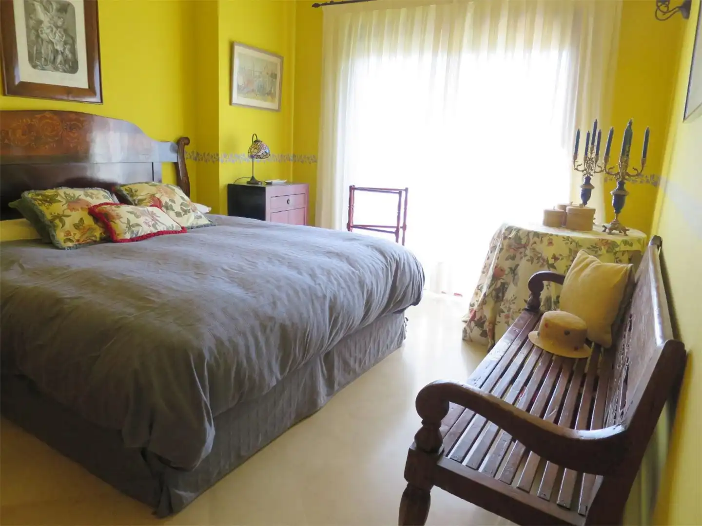 Bedroom of Flat for rent in Marbella  with Air Conditioner, Heating and Private garden