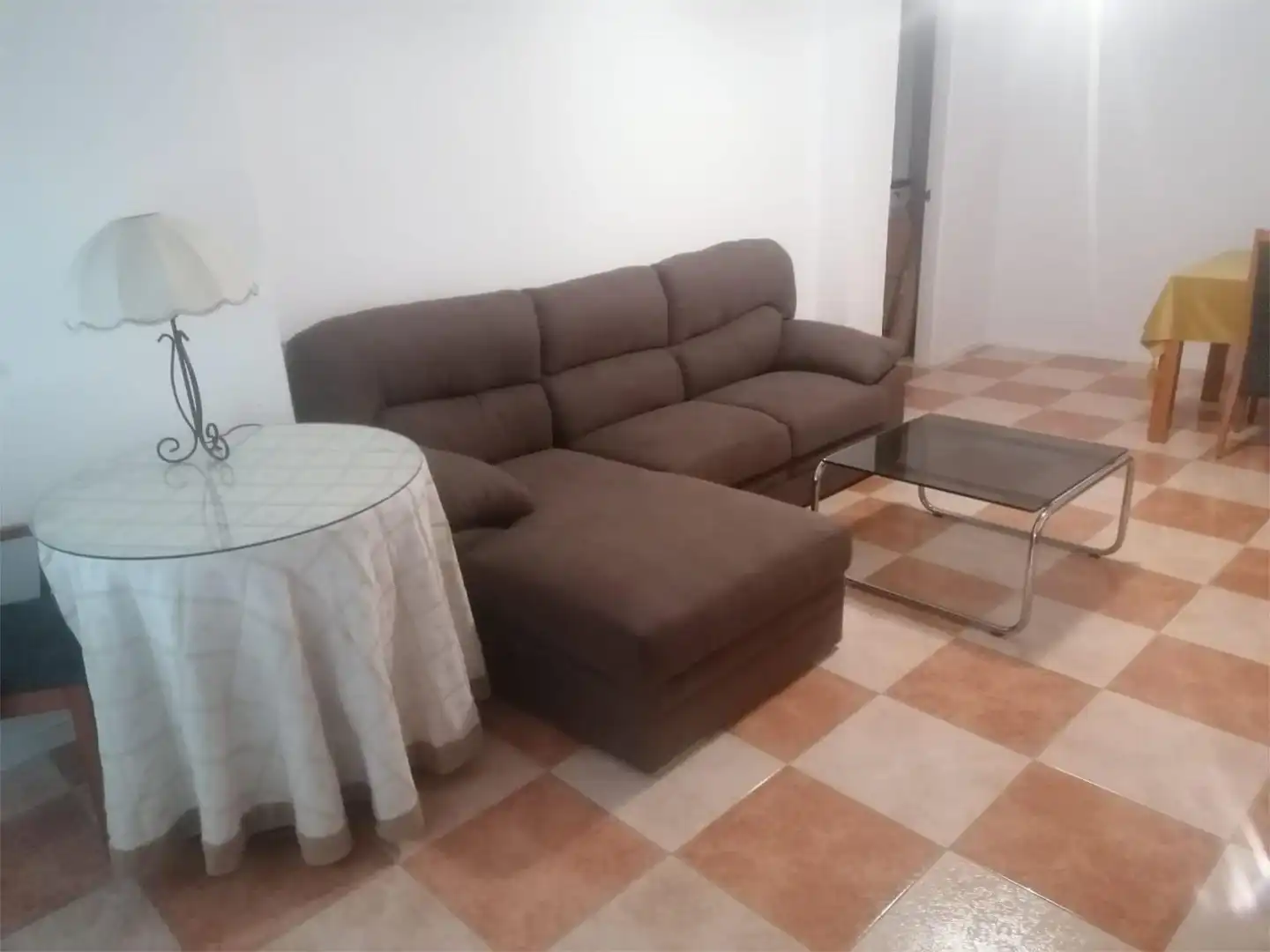 Living room of Flat for rent in Badajoz  with Air Conditioner, Heating and Furnished