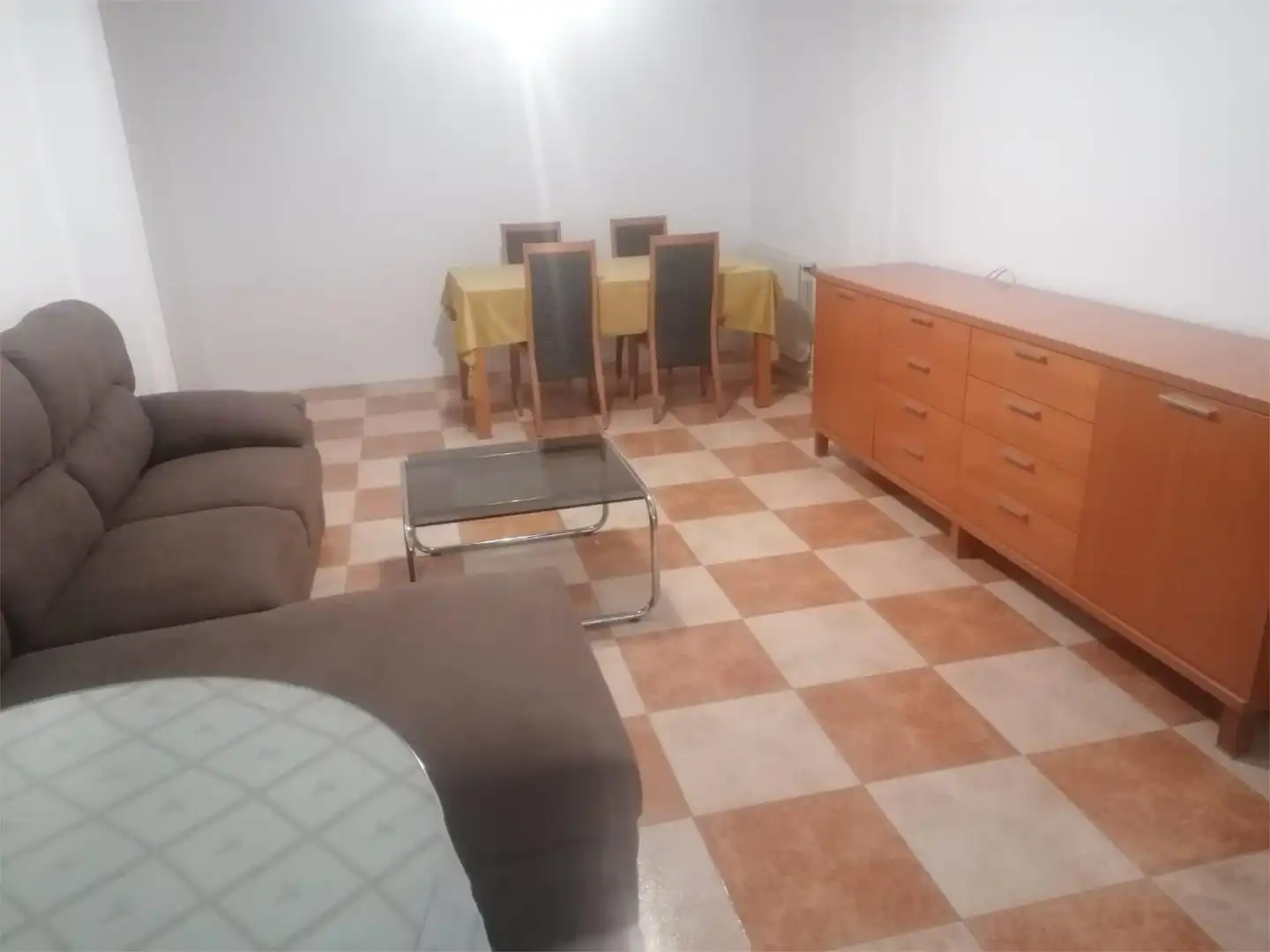 Living room of Flat for rent in Badajoz  with Air Conditioner, Heating and Furnished