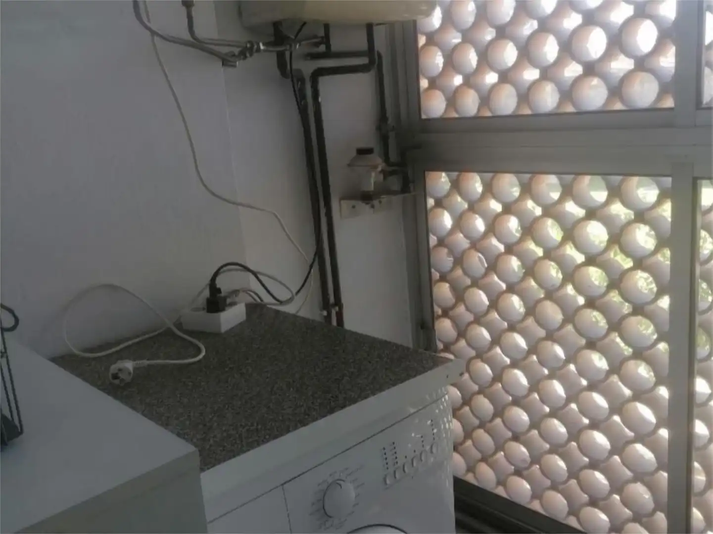 Balcony of Flat for rent in Badajoz  with Air Conditioner, Heating and Furnished