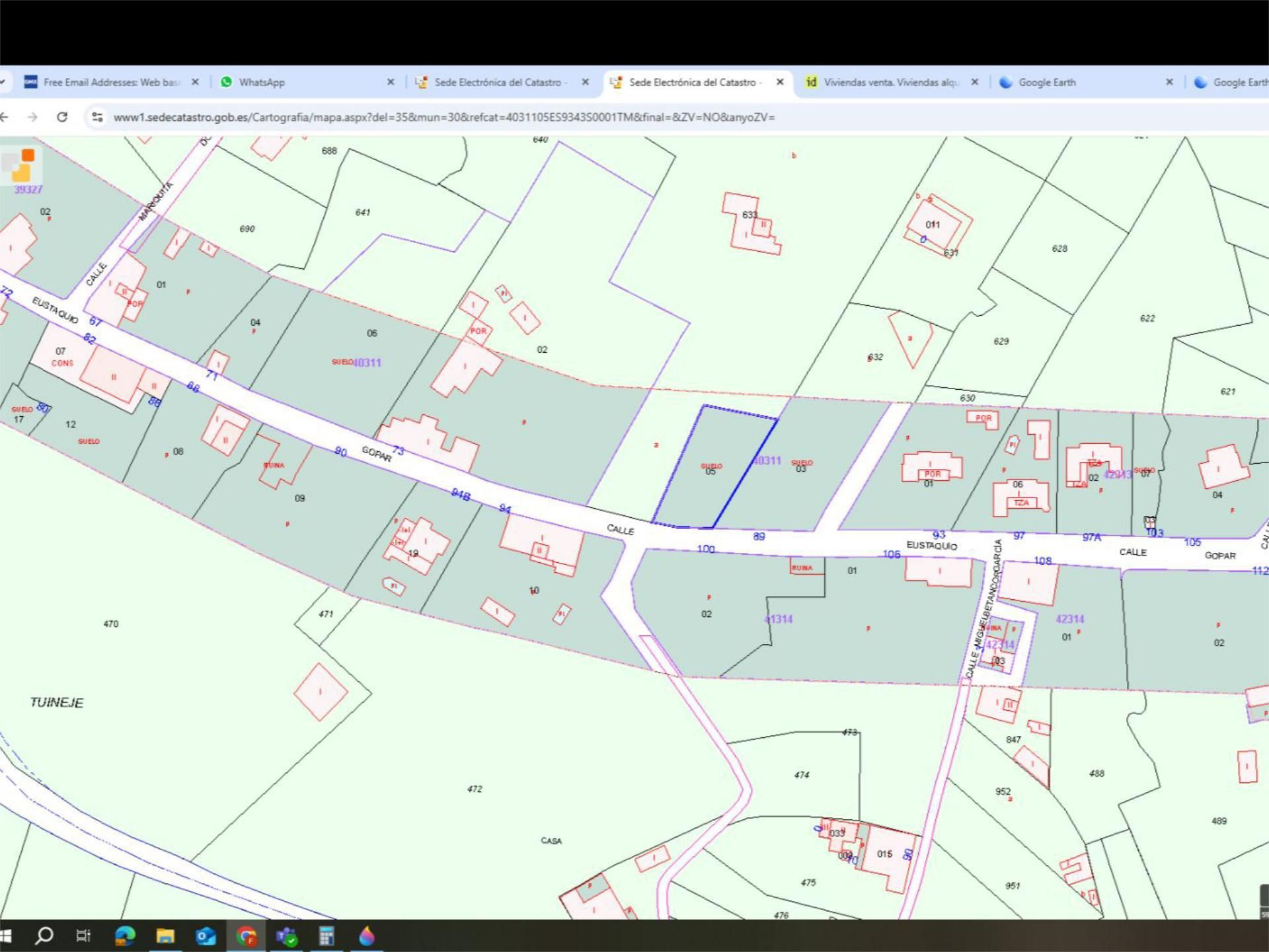 Constructible Land for sale in Tuineje