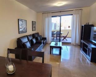 Living room of Flat to rent in Manilva  with Air Conditioner, Terrace and Swimming Pool