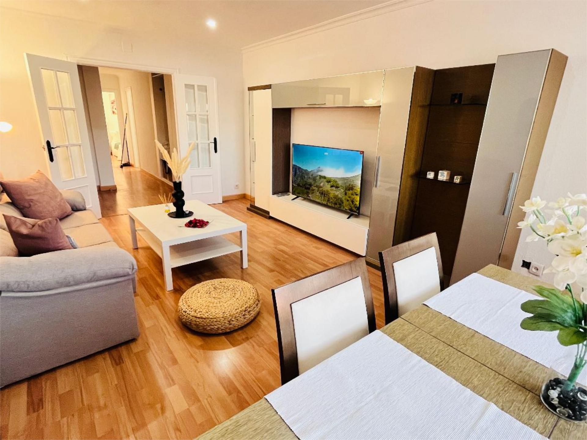 Living room of Flat to rent in Alcázar de San Juan  with Air Conditioner, Heating and Parquet flooring