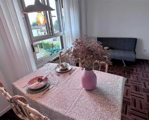 Dining room of Flat to rent in Santander  with Heating, Parquet flooring and Furnished