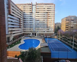 Swimming pool of Flat for sale in  Valencia Capital  with Air Conditioner and Balcony