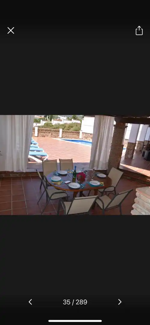 Terraza de Piso de alquiler en Frigiliana