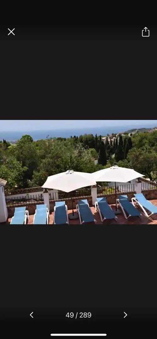 Terraza de Piso de alquiler en Frigiliana