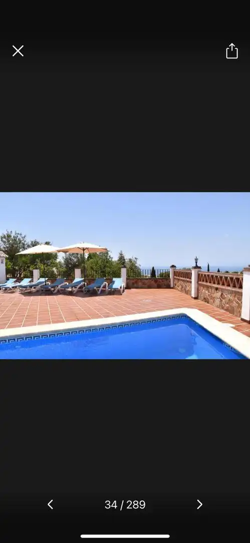 Piscina de Piso de alquiler en Frigiliana