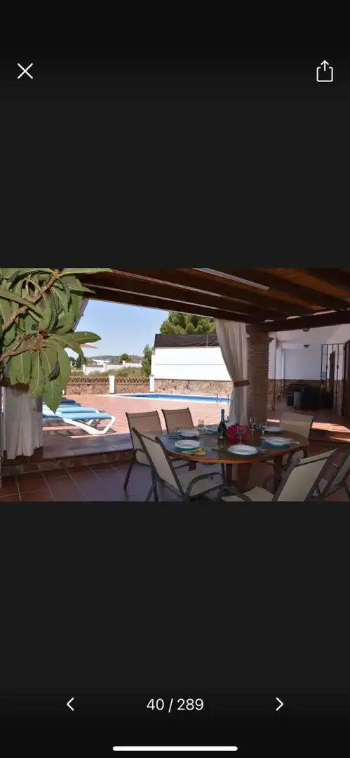 Terraza de Piso de alquiler en Frigiliana
