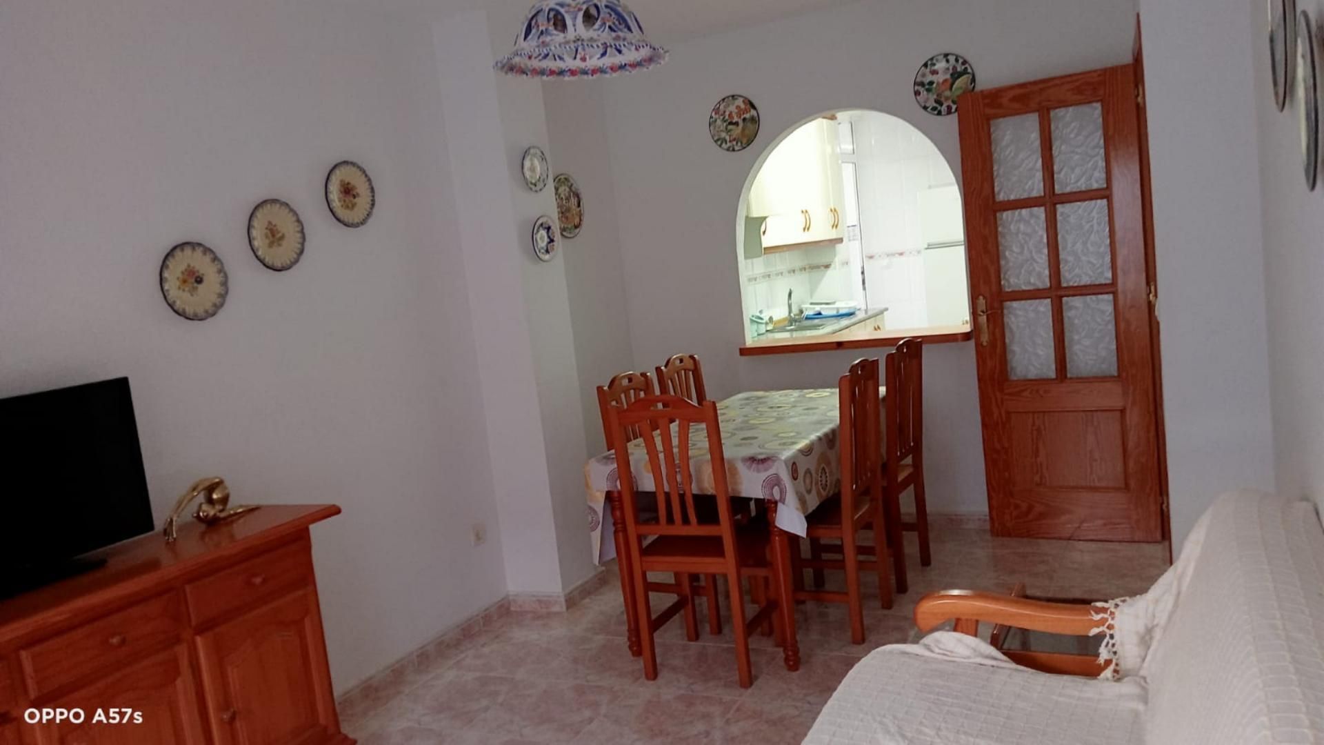Dining room of Flat to rent in Los Alcázares  with Air Conditioner, Terrace and Furnished