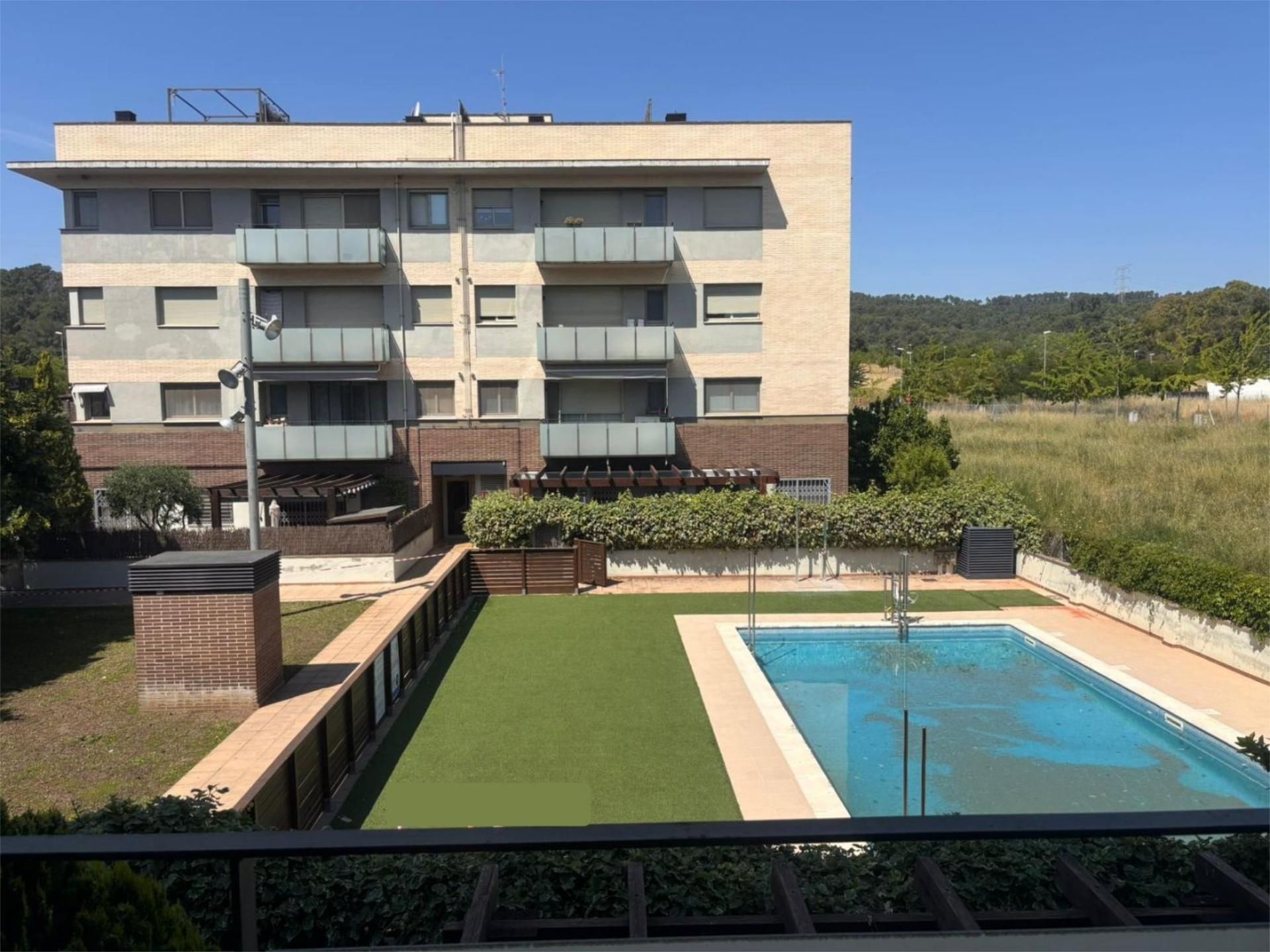 Swimming pool of Flat for sale in Sentmenat  with Heating, Private garden and Swimming Pool