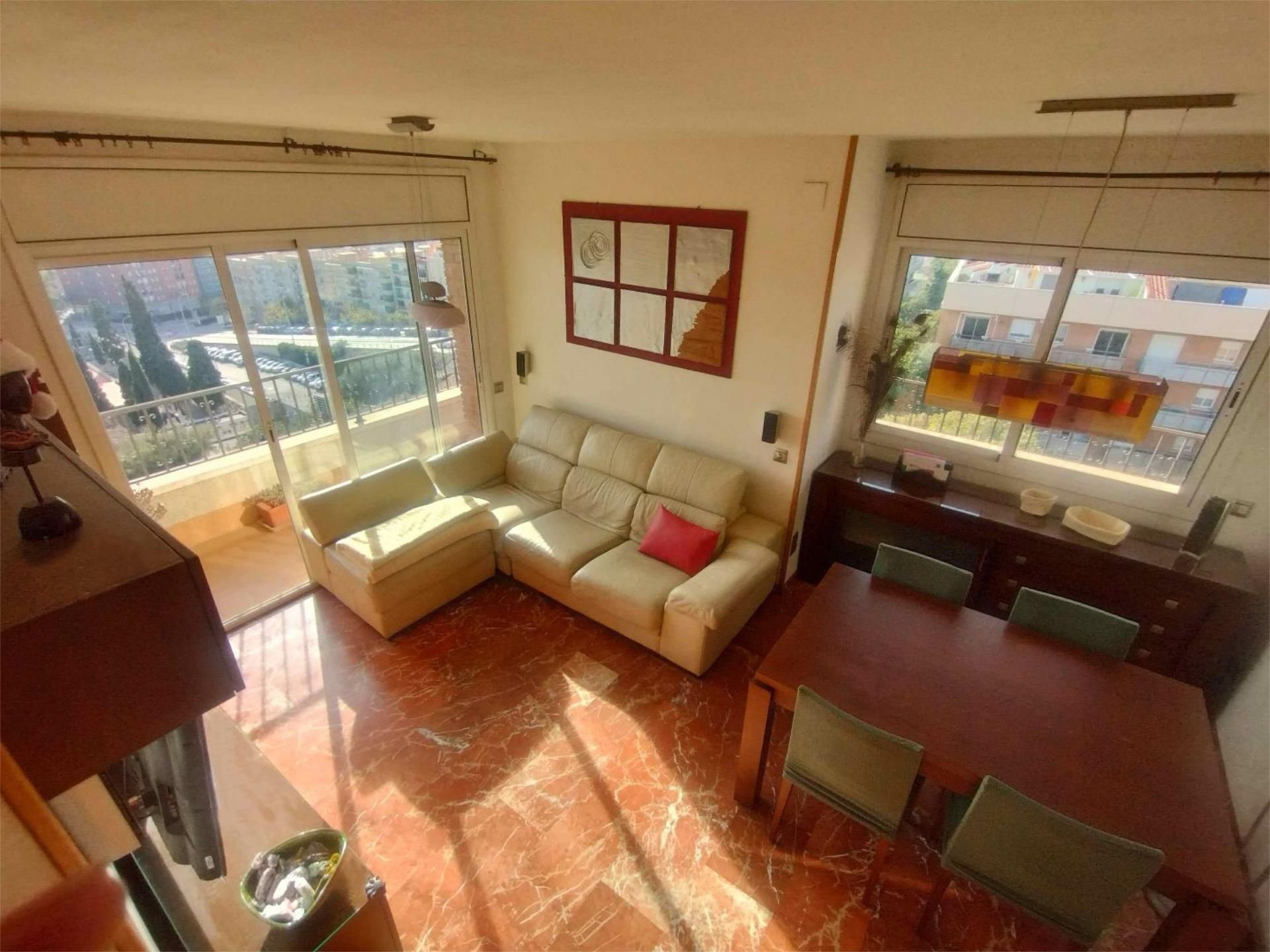 Living room of Attic for sale in Sant Feliu de Llobregat  with Air Conditioner, Heating and Terrace