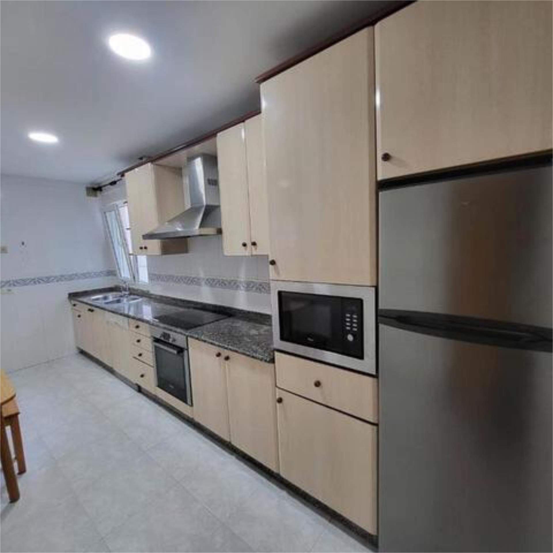 Kitchen of Flat to rent in Lugo Capital  with Heating, Storage room and Furnished