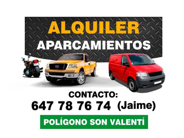 Garaje en Alquiler en Camí de Jesús, 4 en Son Anglada