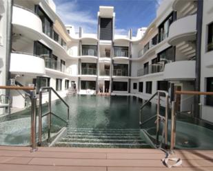 Swimming pool of Flat to rent in Estepona  with Air Conditioner, Parquet flooring and Storage room