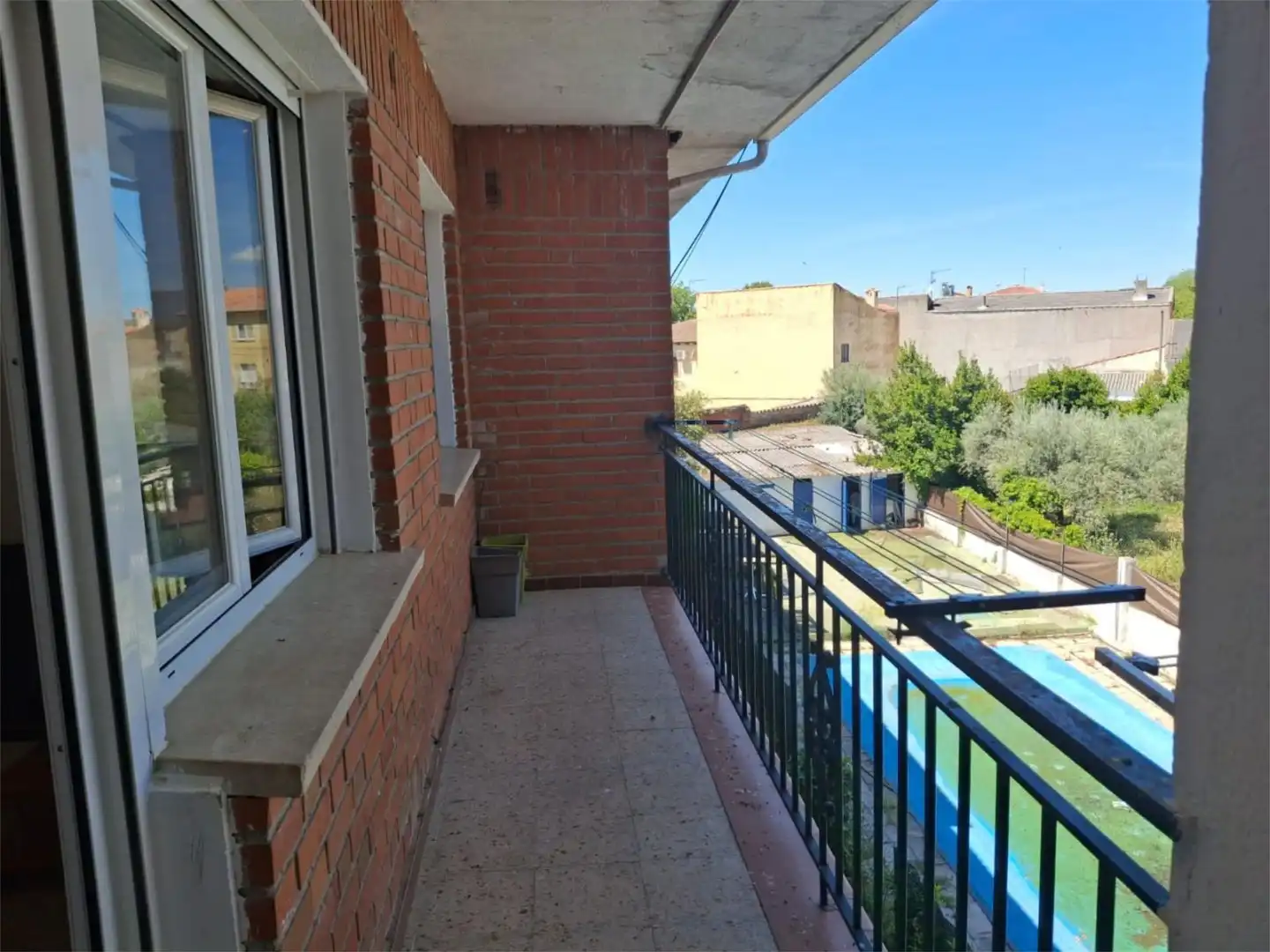 Balcony of Flat for sale in Cardiel de los Montes  with Terrace, Swimming Pool and Furnished