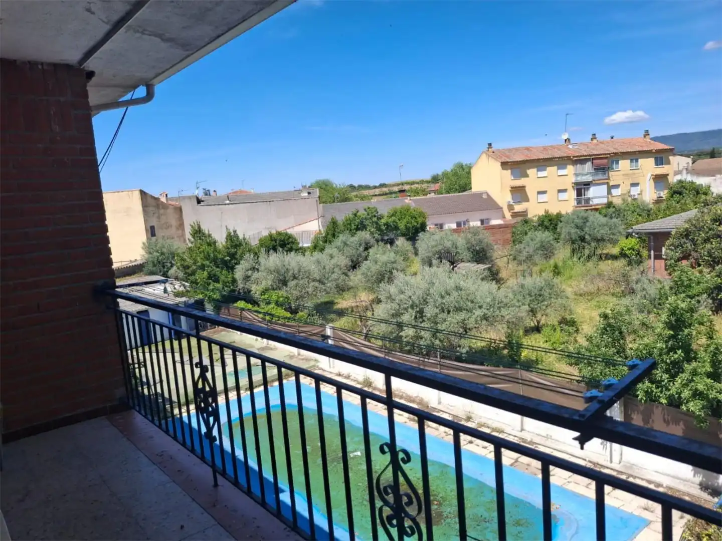 Balcony of Flat for sale in Cardiel de los Montes  with Terrace, Swimming Pool and Furnished