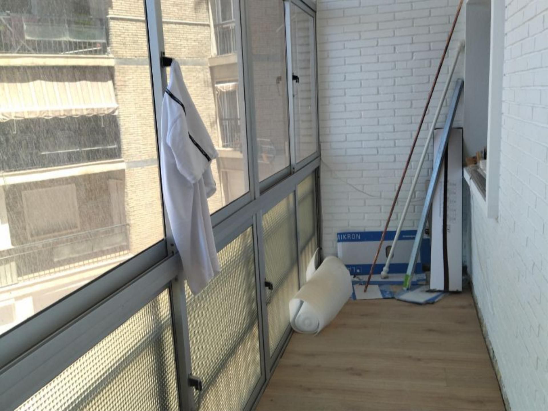 Balcony of Flat to rent in Málaga Capital  with Air Conditioner, Heating and Parquet flooring