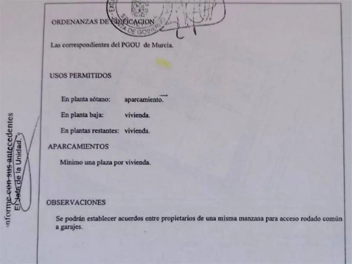 Parkplatz von Bebaubares Gelände zum Verkauf in Murcia