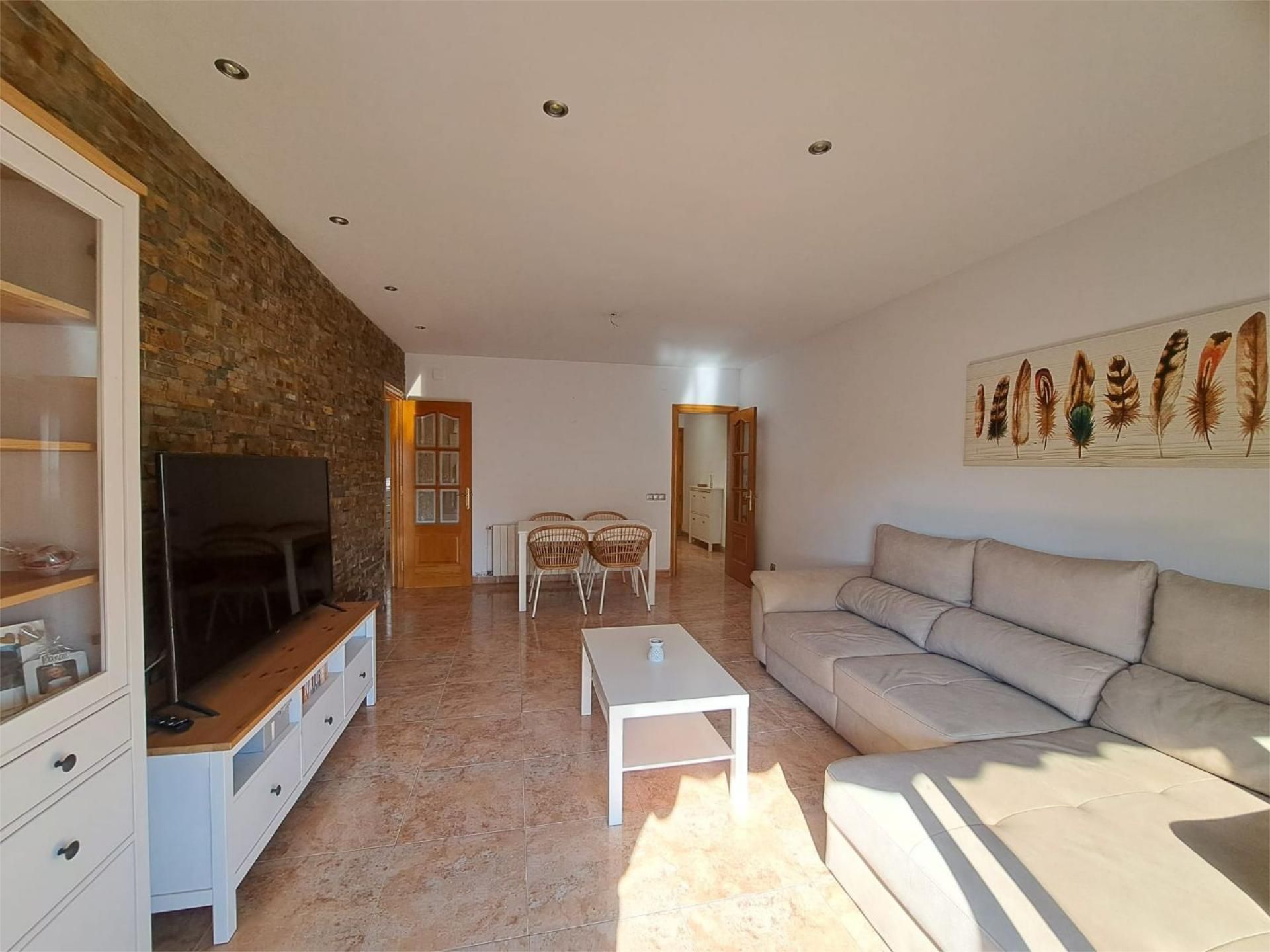 Living room of Flat for sale in Sant Pere de Ribes  with Air Conditioner and Balcony