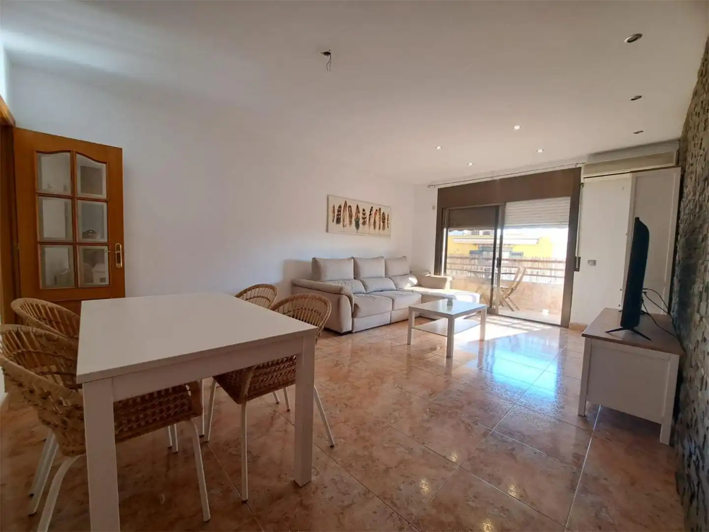 Flat for sale in Carrer de Torres Quevedo, 18, Les Roquetes Living room of Flat for sale in Sant Pere de Ribes with Air Conditioner, Heating and Balcony
