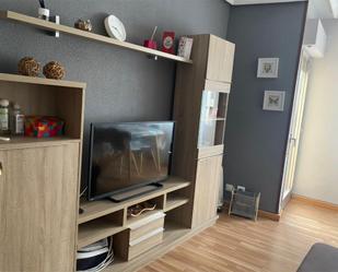 Living room of Flat to rent in Plasencia  with Parquet flooring, Furnished and Balcony