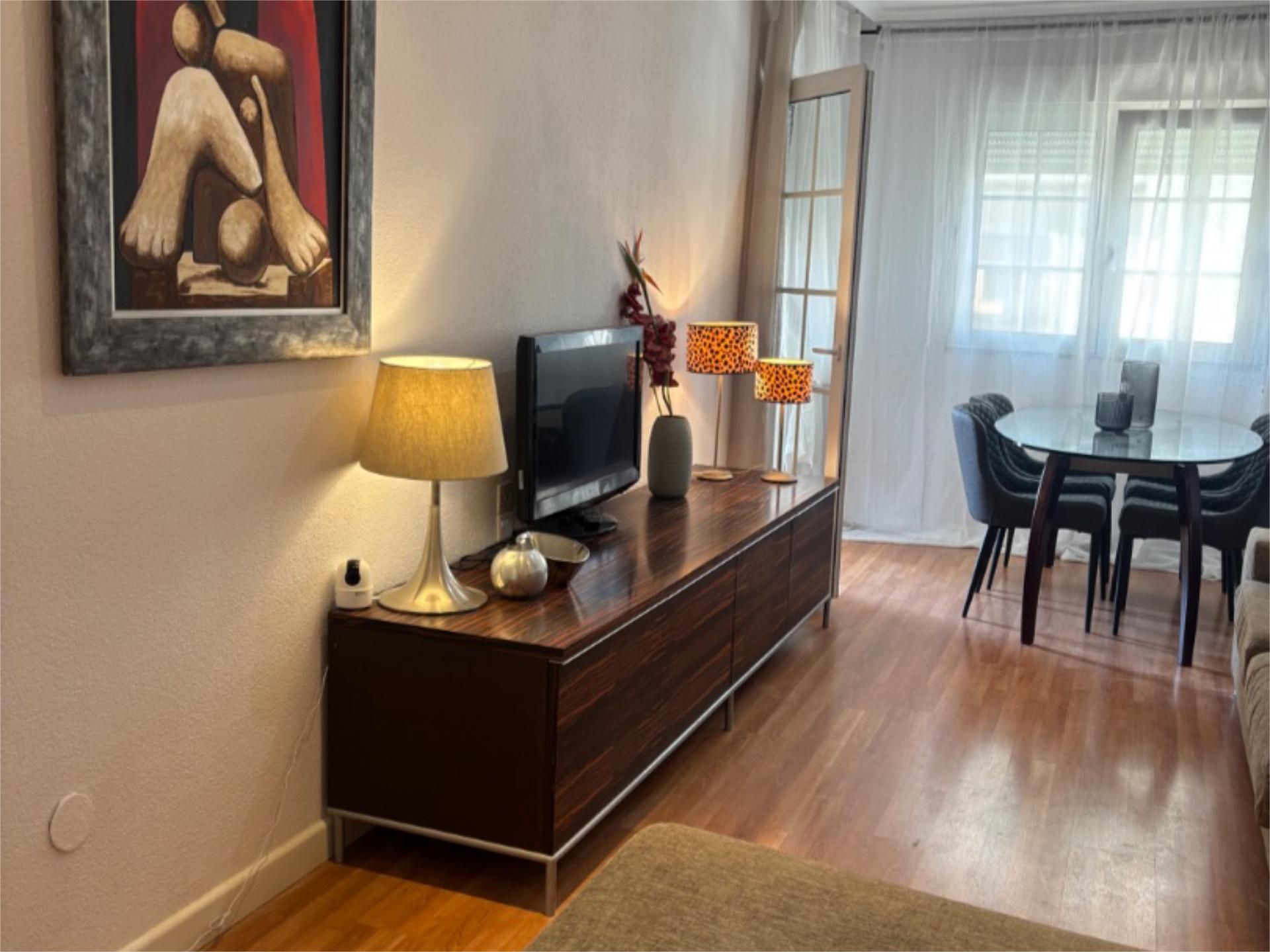 Living room of Flat to rent in Torrevieja  with Air Conditioner, Heating and Parquet flooring