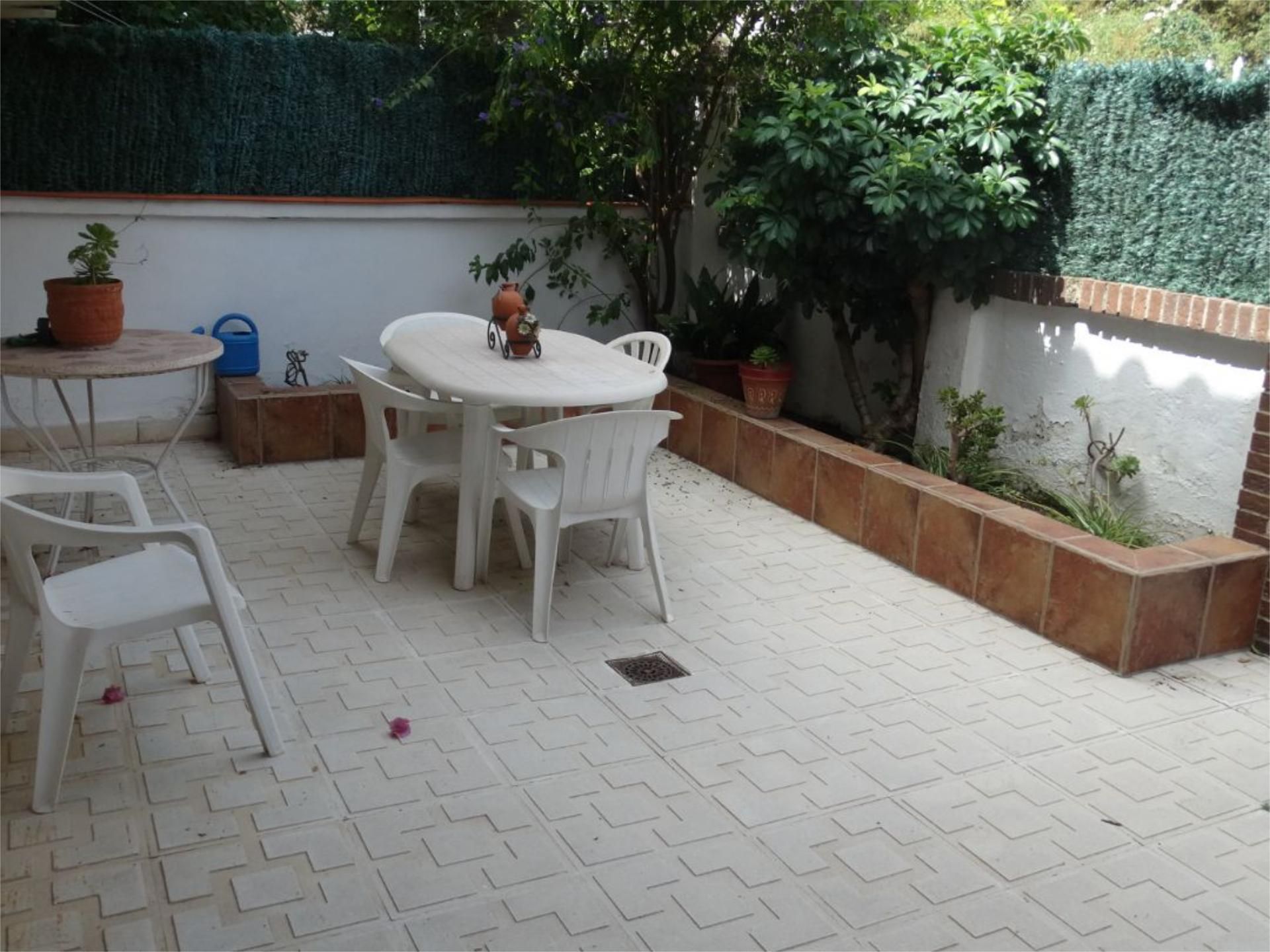 Terrace of Single-family semi-detached for sale in  Granada Capital  with Air Conditioner, Private garden and Furnished
