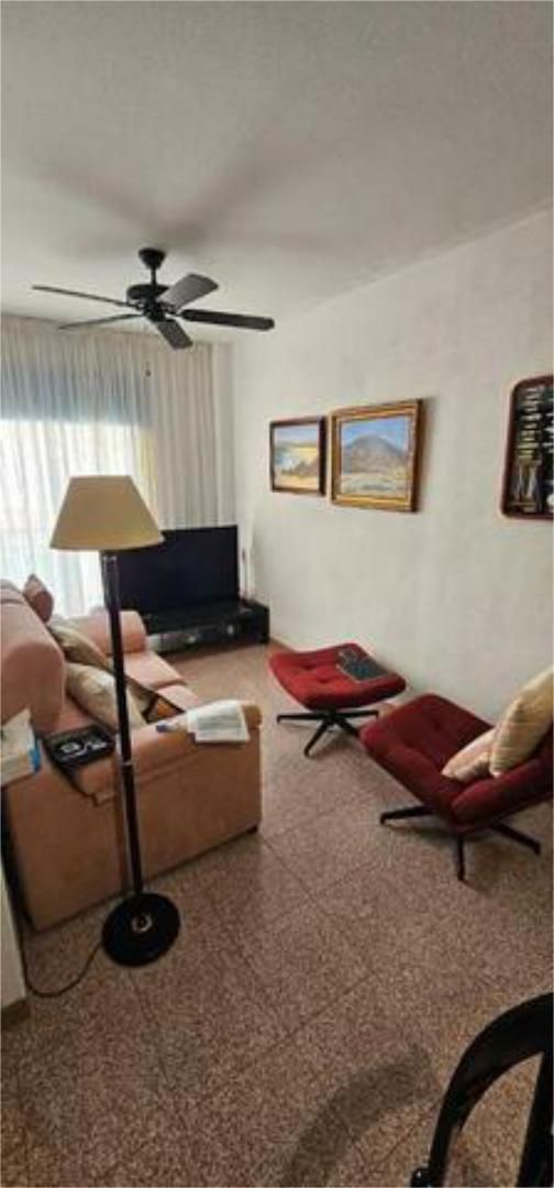 Living room of Flat for sale in  Santa Cruz de Tenerife Capital  with Terrace, Storage room and Furnished