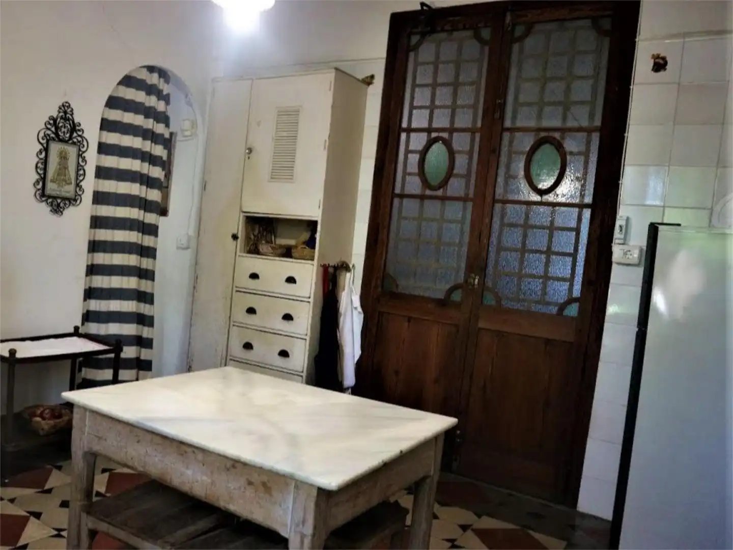 Küche von Wohnung zum Verkauf in Bocairent mit Heizung, Privatgarten und Terrasse