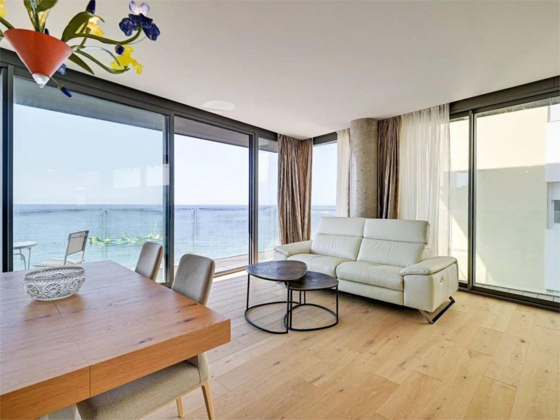 Living room of Flat to rent in Lloret de Mar  with Air Conditioner, Terrace and Swimming Pool