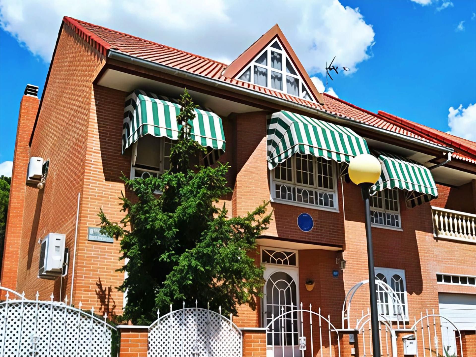 Exterior view of House or chalet for sale in Getafe  with Air Conditioner, Heating and Private garden