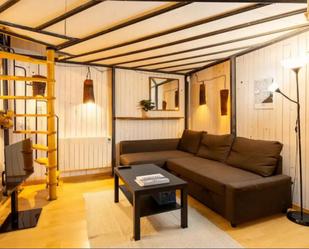 Sala d'estar de Loft de lloguer en  Madrid Capital amb Aire condicionat, Calefacció i Parquet