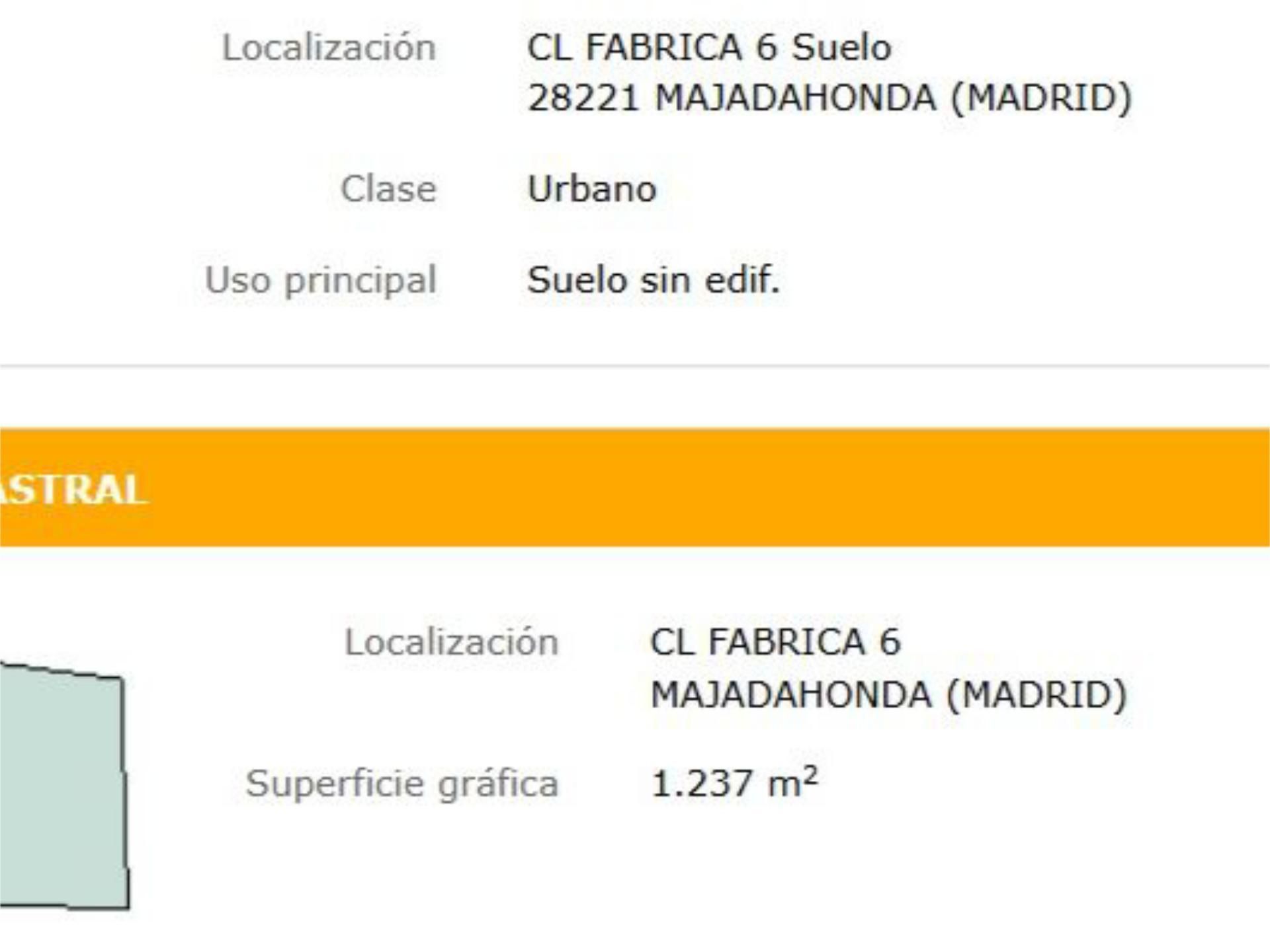 Aparcament de Urbanitzable en venda en Majadahonda