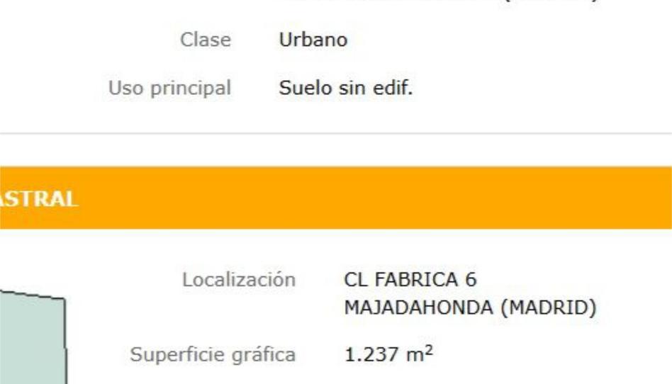 Photo 1 of Constructible Land for sale in Calle Fábrica, 6, Zona Carretera del Plantío, Madrid