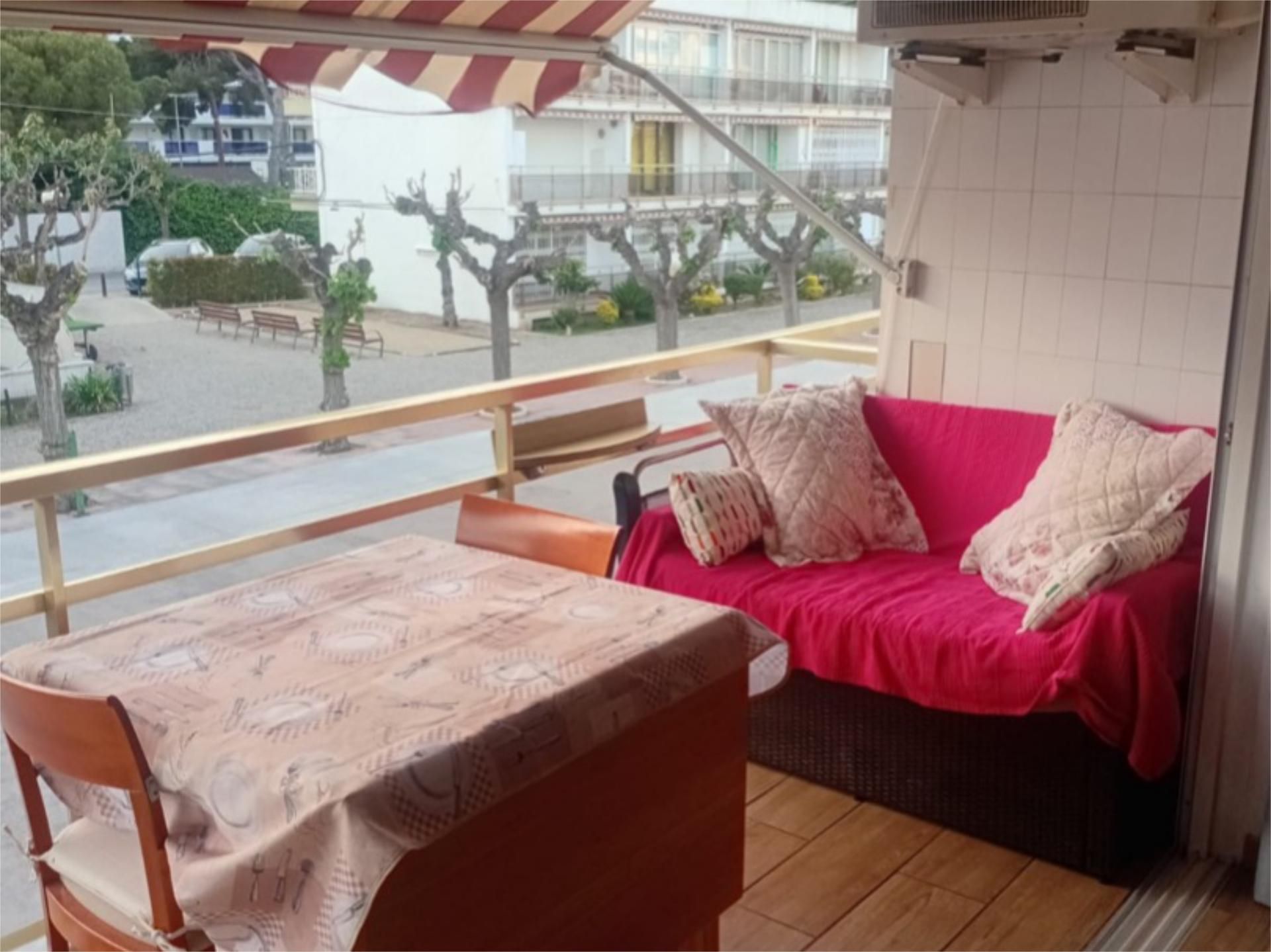 Terrace of Flat to rent in Salou  with Air Conditioner, Heating and Private garden