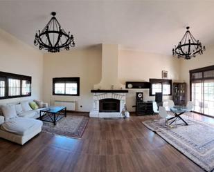 Sala d'estar de Casa o xalet en venda en Navalafuente amb Terrassa i Balcó
