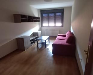 Sala d'estar de Pis de lloguer en Gijón  amb Calefacció, Parquet i Moblat