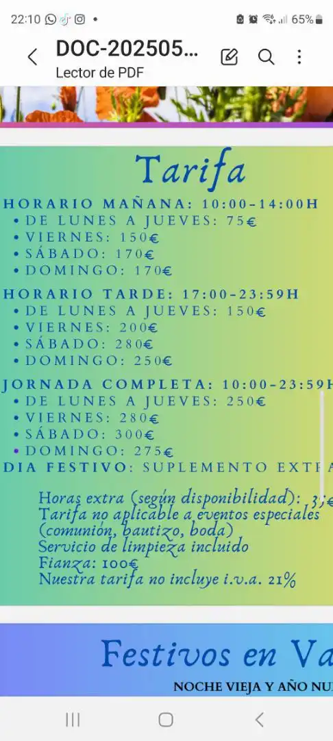 Commercial properties for rent in Avinguda del Primer de Maig, 36, L'Hort de Senabre Commercial properties for rent in Valencia with Air Conditioner and Furnished